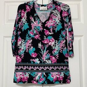 - Pappagallo pink floral prints size S